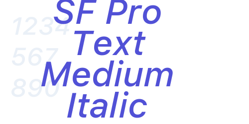SF Pro Text Medium Italic-font-download