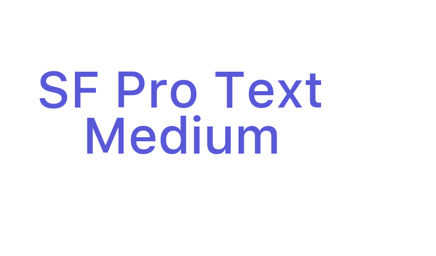 SF Pro Text Medium Font Download