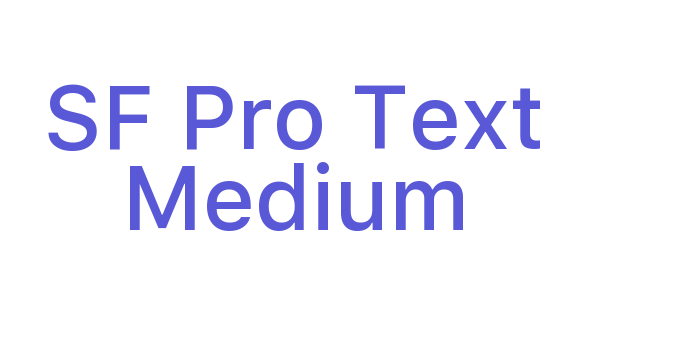 SF Pro Text Medium Font Download