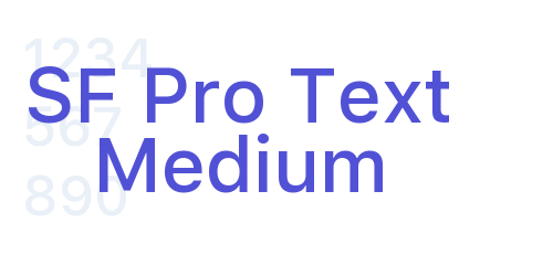 SF Pro Text Medium