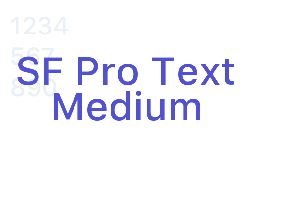 SF Pro Text Medium