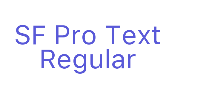 SF Pro Text Regular Font Download