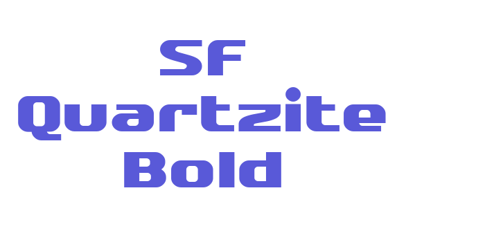 SF Quartzite Bold Font Download