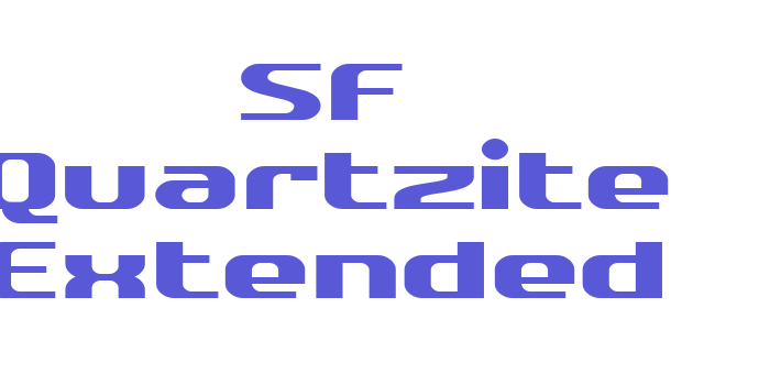 SF Quartzite Extended Font Download