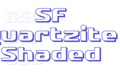 SF Quartzite Shaded Font Download