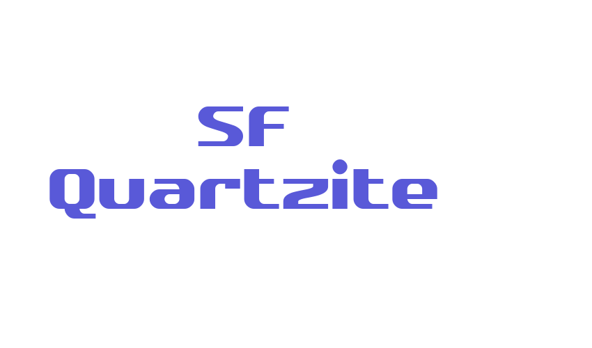 SF Quartzite Font