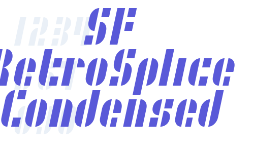 SF RetroSplice Condensed Font Download