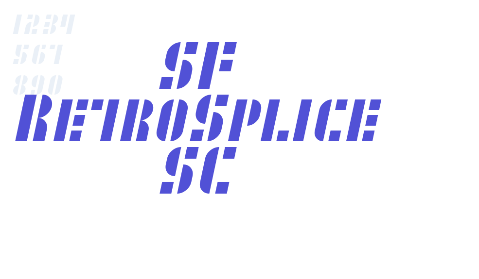 SF RetroSplice SC-font-download