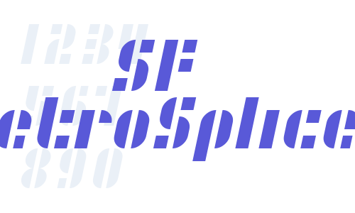 SF RetroSplice Font Download