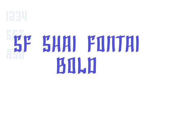 SF Shai Fontai Bold