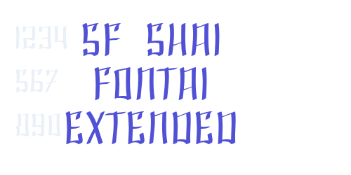 SF Shai Fontai Extended-font-download