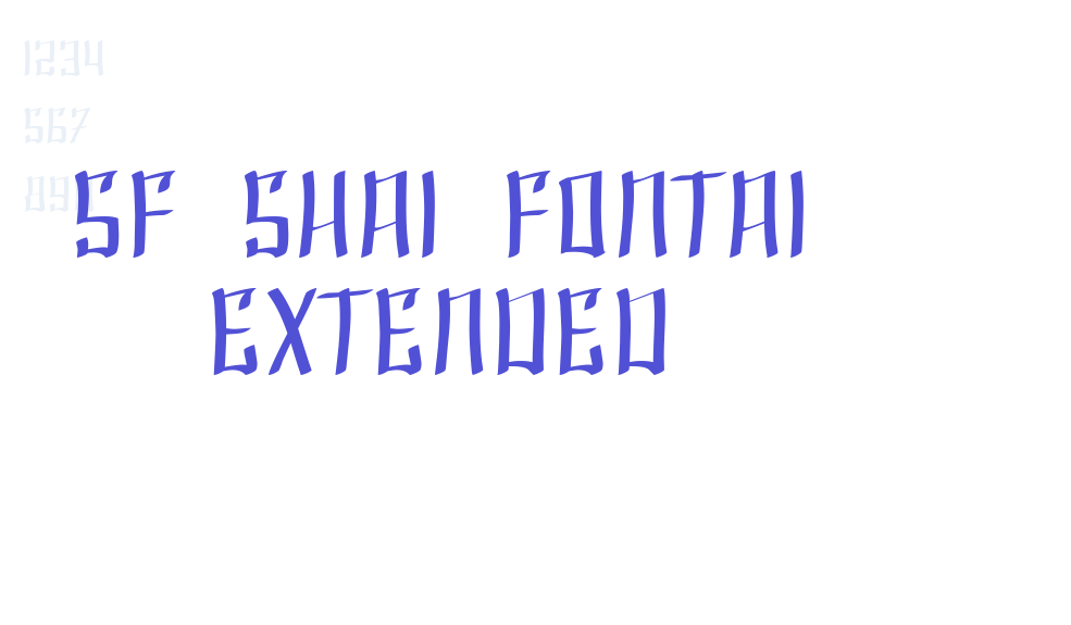 SF Shai Fontai Extended-font-download