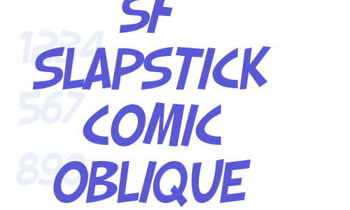 SF Slapstick Comic Oblique Font Download