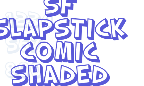 SF Slapstick Comic Shaded Font Download