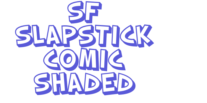 SF Slapstick Comic Shaded Font Download