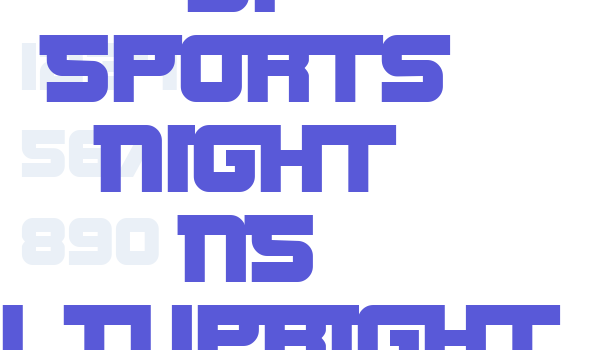 SF Sports Night NS AltUpright Font