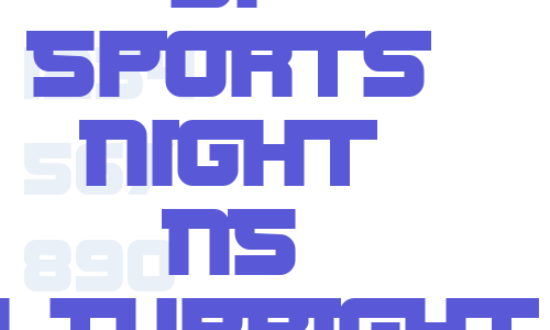 SF Sports Night NS AltUpright Font Download