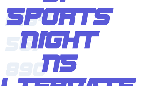 SF Sports Night NS Alternate Font Download