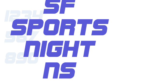 SF Sports Night NS Font