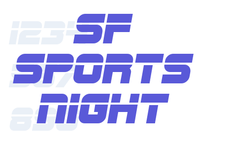 SF Sports Night Font Download