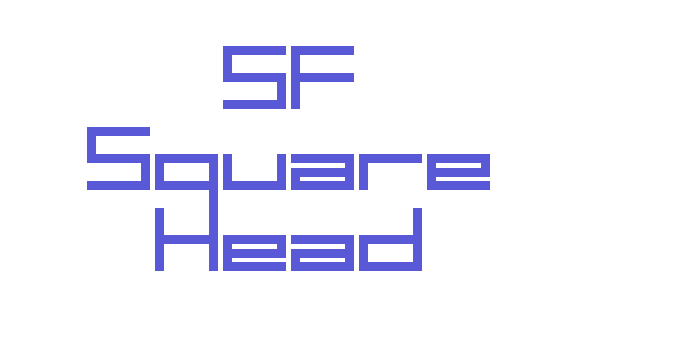 SF Square Head Font Download