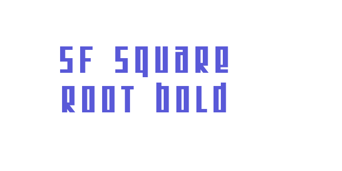 SF Square Root Bold Font Download