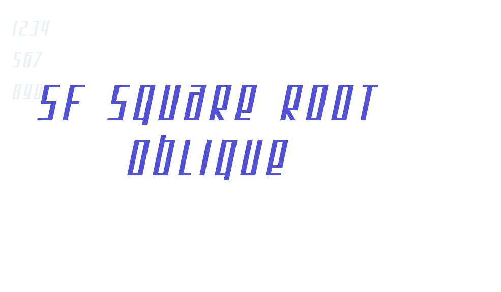 SF Square Root Oblique-font-download