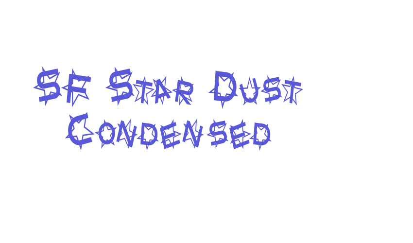 SF Star Dust Condensed Font