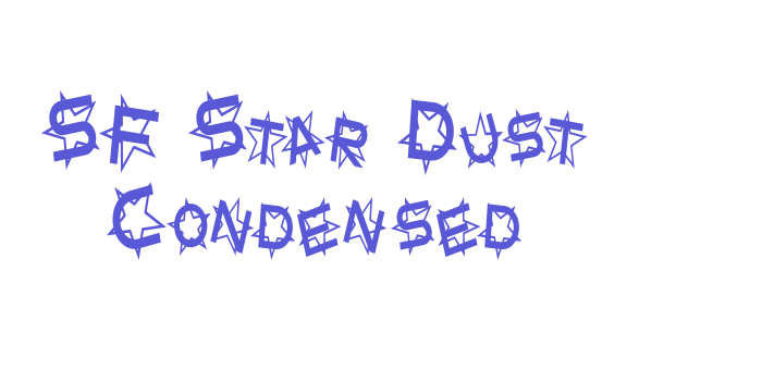 SF Star Dust Condensed Font Download