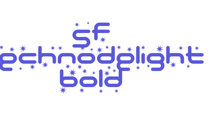 SF Technodelight Bold Font