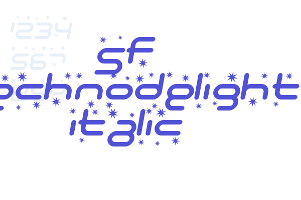 SF Technodelight Italic