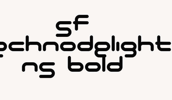 SF Technodelight NS Bold Font