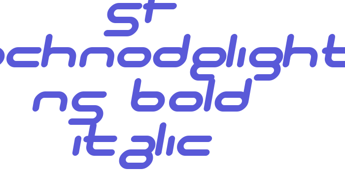 SF Technodelight NS Bold Italic Font