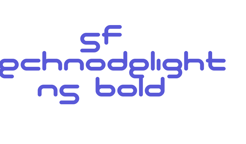 SF Technodelight NS Bold Font