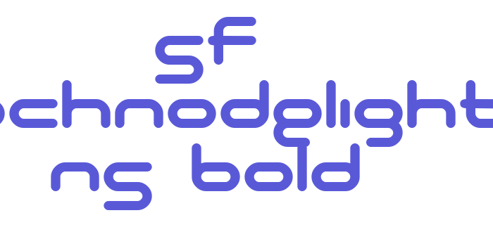 SF Technodelight NS Bold Font