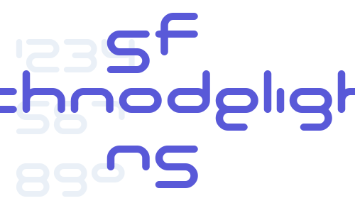 SF Technodelight NS Font Download