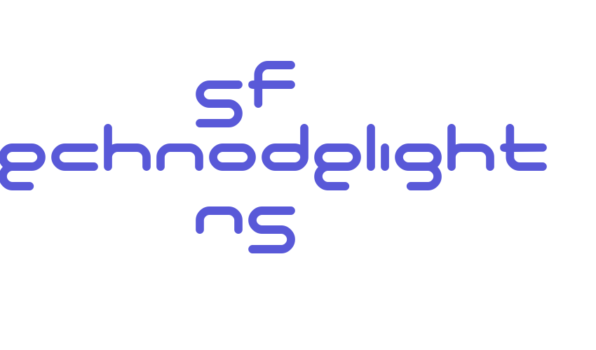 SF Technodelight NS Font