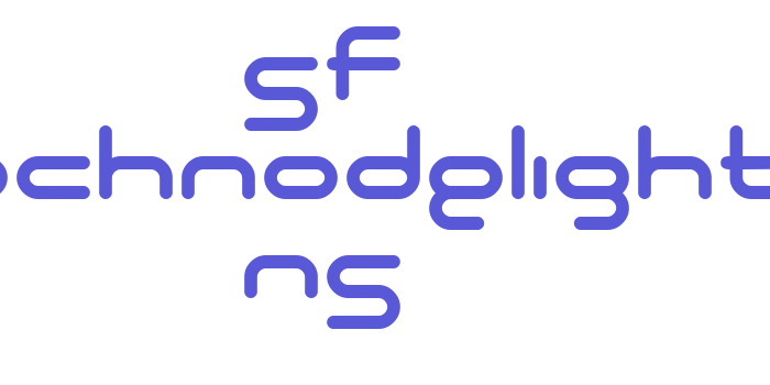 SF Technodelight NS Font