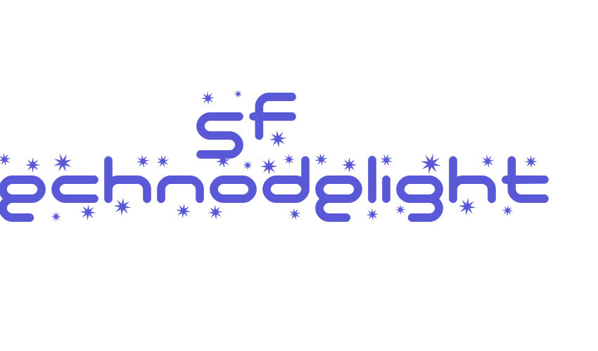 SF Technodelight Font