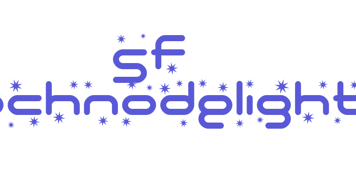 SF Technodelight Font