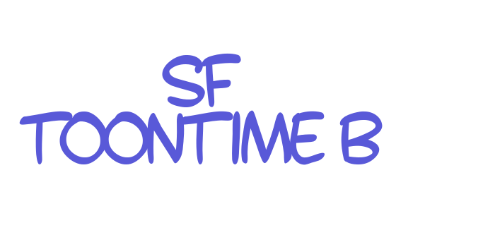 SF Toontime B Font Download