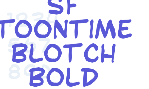 SF Toontime Blotch Bold Font Download