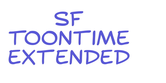 SF Toontime Extended Font Download