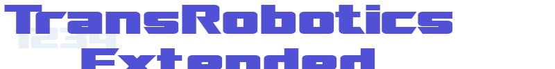 SF TransRobotics Extended Bold-font