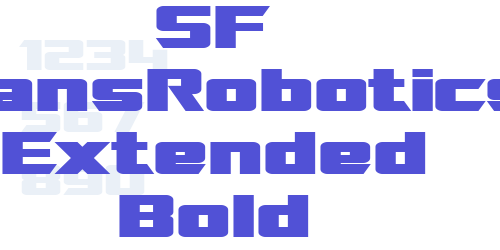 SF TransRobotics Extended Bold-font-download