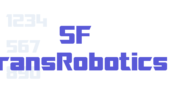 SF TransRobotics Font