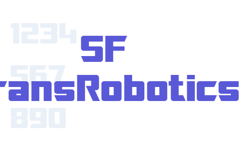 SF TransRobotics Font Download