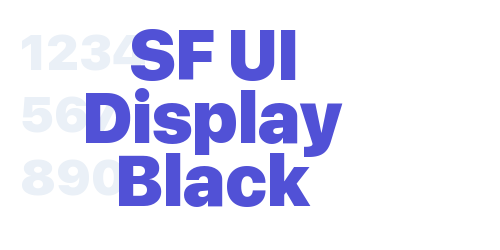 SF UI Display Black-font-download