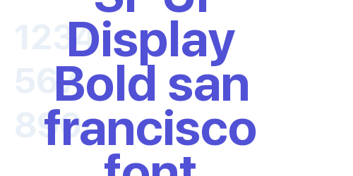 SF UI Display Bold san francisco font-font-download