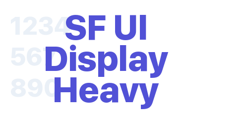SF UI Display Heavy-font-download